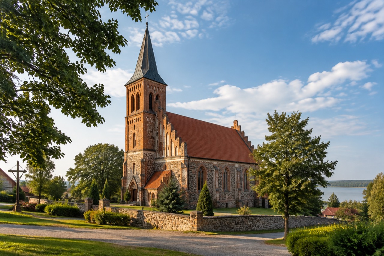 Kościół pw. Wniebowzięcia Najświętszej Maryi Panny - grafika poglądowa