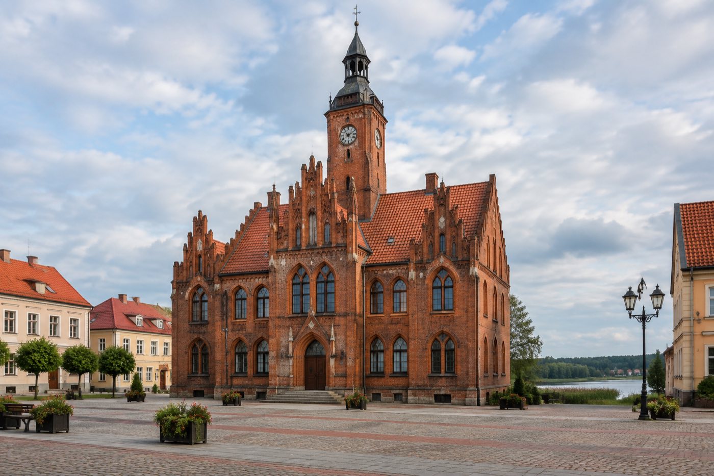Ratusz w Górowie Iławeckim - grafika poglądowa