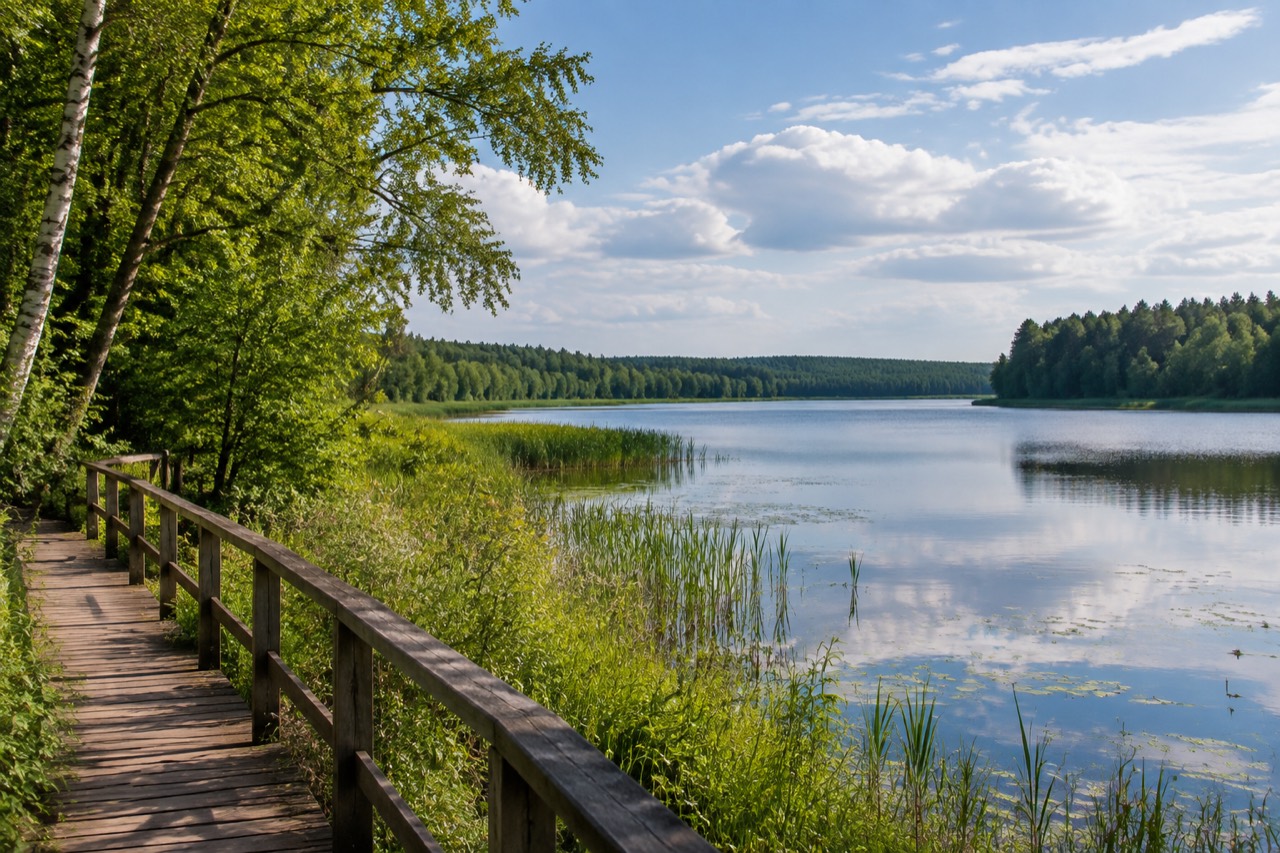 Rezerwat Jezioro Kożuchy - grafika poglądowa