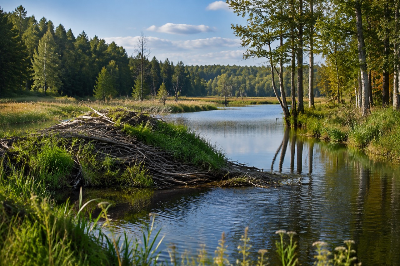 Rezerwat Ostoja Bobrów Bartosze - grafika poglądowa