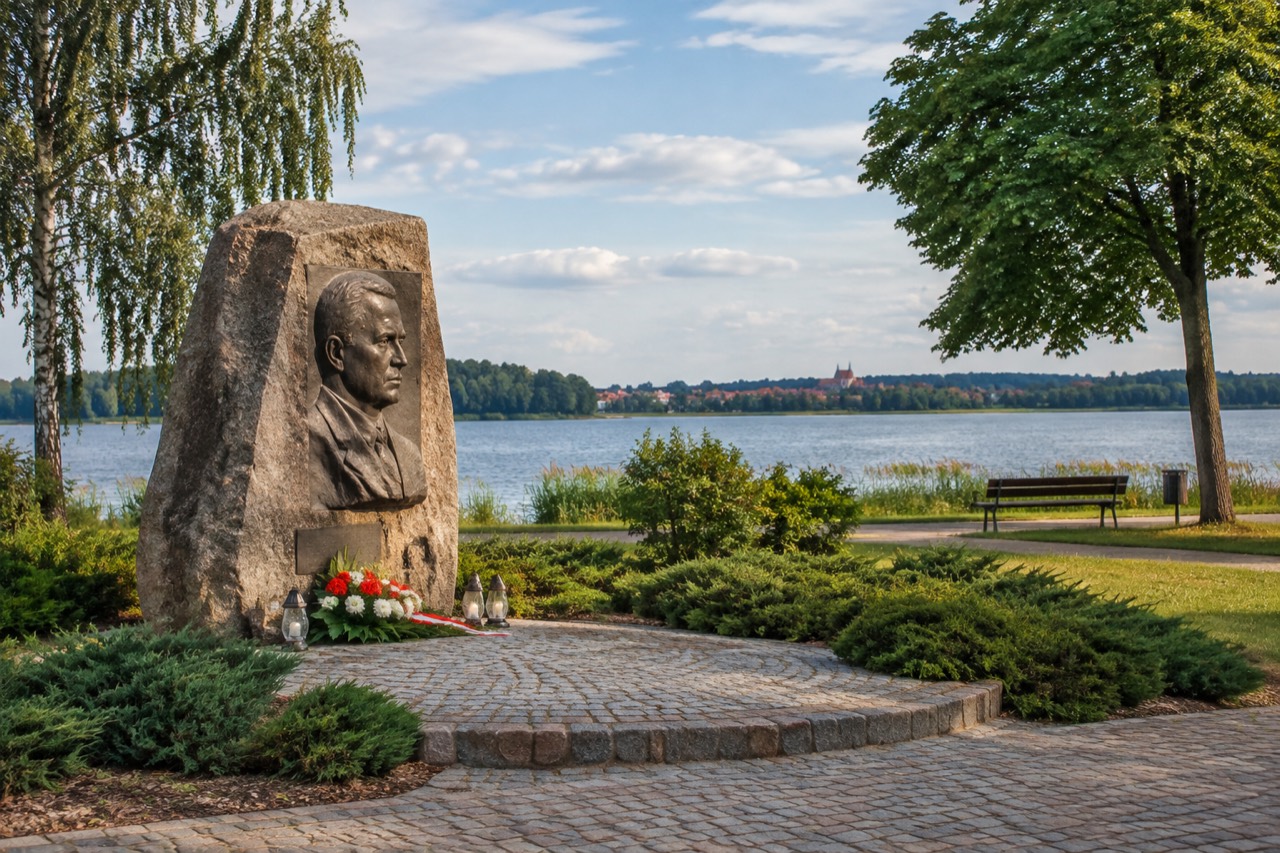 Upamiętnienie Ernesta Banacha - grafika poglądowa